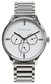 Zegarek Calvin Klein srebrny damski 