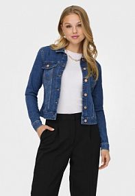 Kurtka jeansowe JDY niebieska damska Jeansowa