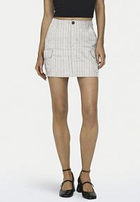 Spódnica mini ONLY biała Malfy-Caro 15310982  Regular Fit