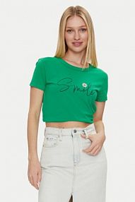 T-shirt JDY zielony damski 