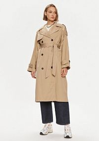 Trencz Gina Tricot beżowy 