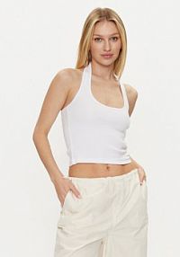 Top Noisy May biały damski 