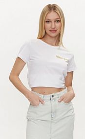 T-shirt Noisy May biały damski 