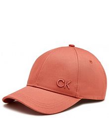 Czapka z daszkiem Calvin Klein różowa damska 