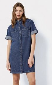 Sukienka jeansowa Noisy May niebieska 