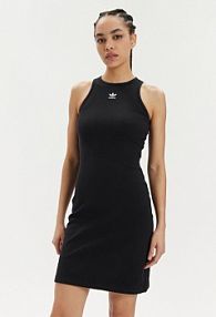Sukienka letnia adidas czarna Codzienna Essentials IT9881  Slim Fit