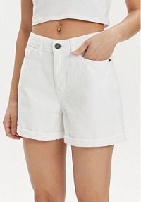 Szorty jeansowe Noisy May białe 