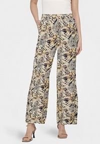 Spodnie eleganckie JDY beżowe damskie Materiałowe