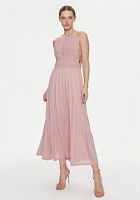 Sukienka wieczorowa YAS różowa Koktajlowa