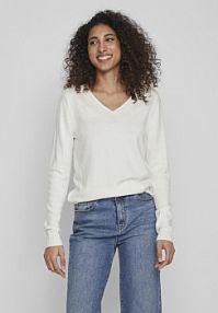 Sweter Vila biały damski 