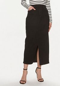 Spódnica jeansowa Noisy May czarna 