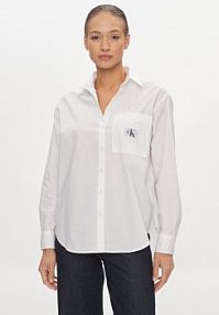 Koszula Calvin Klein Jeans biała damska 