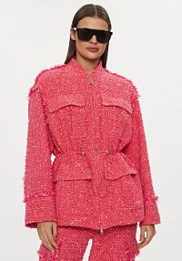 Kurtka przejściowa Patrizia Pepe różowa damska 