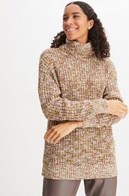 Sweter z golfem  damski Bonprix