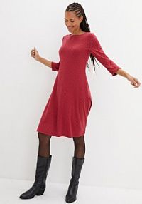 Sukienka Punto di Roma w żakardowy wzór, z materiału z domieszką wiskozy  Bonprix