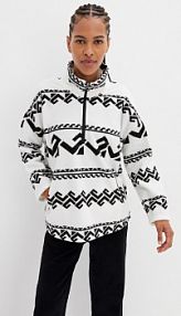 Bluza z polaru ze stójką  damska Bonprix