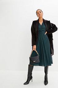 Sukienka midi z połyskiem  Bonprix