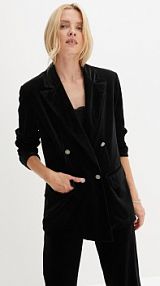 Żakiet z miękkiego aksamitu  Bonprix