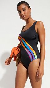 Kostium kąpielowy z poliamidu z recyklingu  Bonprix