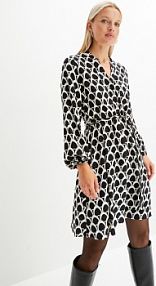 Sukienka koszulowa z nadrukiem  Bonprix