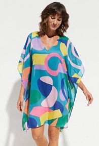 Prześwitująca tunika plażowa  Bonprix