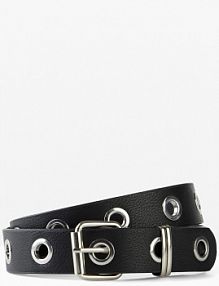 Pasek z metalowymi oczkami  damski Bonprix