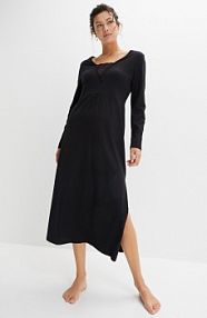 Koszula nocna z koronką w dekolcie  Bonprix