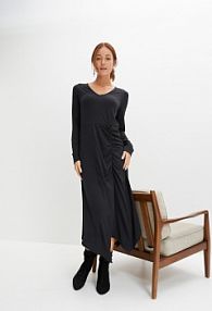 Sukienka midi z poliestru z recyklingu  Bonprix