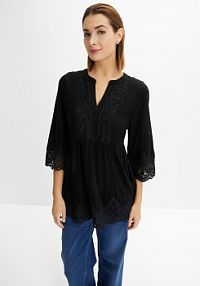 Tunika shirtowa z wiskozy  Bonprix