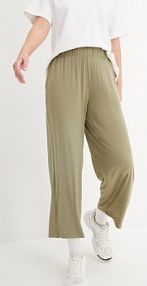 Spodnie shirtowe 7/8 high waist, 2 pary  damskie Bonprix