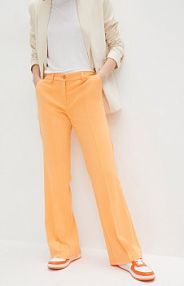 Spodnie garniturowe z rozszerzanymi nogawkami  damskie Bonprix