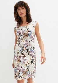 Sukienka ołówkowa z satyny bawełnianej  Bonprix