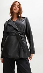 Trencz ze sztucznej skóry  Bonprix