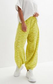 Spodnie haremki z czystej bawełny  damskie Bonprix