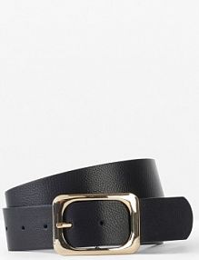 Pasek z połyskującą metalową sprzączką  damski Bonprix