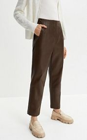 Spodnie ze sztucznej skóry  Bonprix