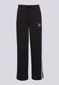 Spodnie dresowe Puma czarne damskie Iconic T7 Straight Leg Track