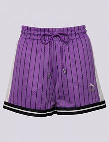 Szorty sportowe Puma fioletowe T7 For The Fanbase Mesh