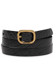 Pasek GINO ROSSI czarny damski