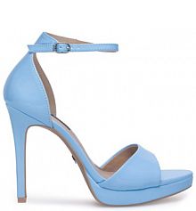 Szpilki Nine West niebieskie