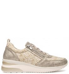 Półbuty na koturnie Remonte beżowe