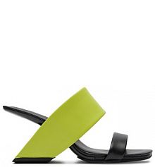 Klapki eleganckie United Nude zielone