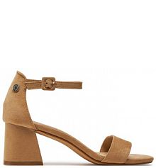 Sandały na obcasie Refresh szare