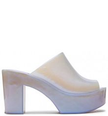 Klapki eleganckie Melissa białe