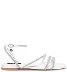 Sandały Nine West białe damskie