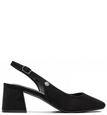 Sandały na obcasie Refresh czarne