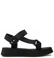 Sandały Calvin Klein Jeans czarne damskie