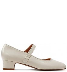 Półbuty na obcasie Balagan białe