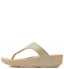 Japonki FitFlop złote damskie