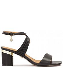 Sandały na obcasie Kazar czarne